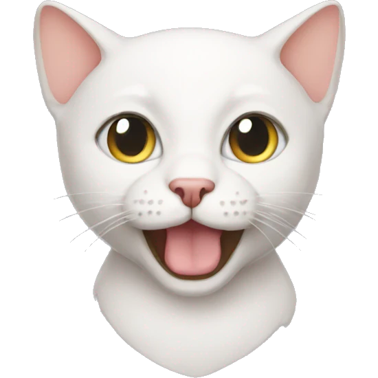 Bald cat emoji