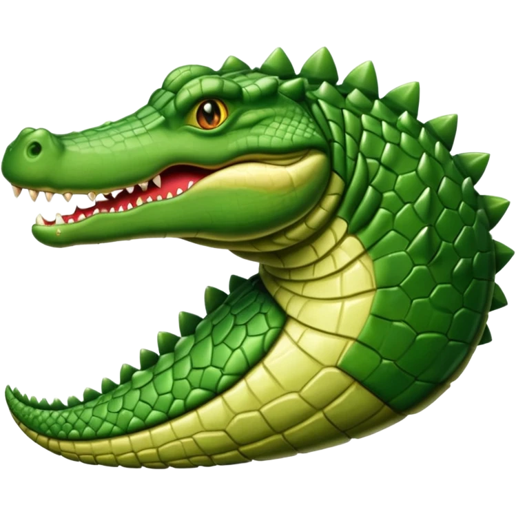 crocodile body shape emoji