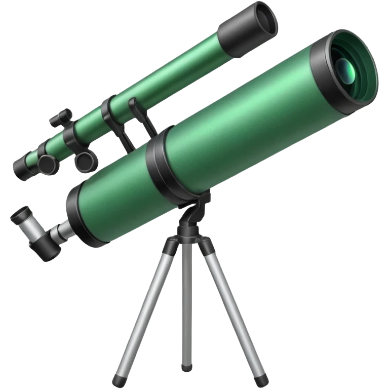 telescope green emoji