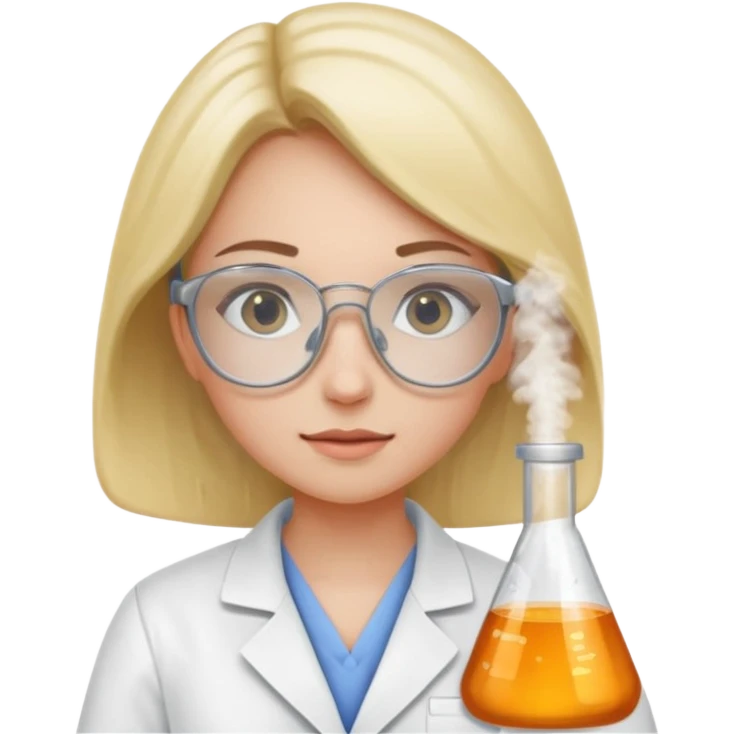 Laboratory girl emoji