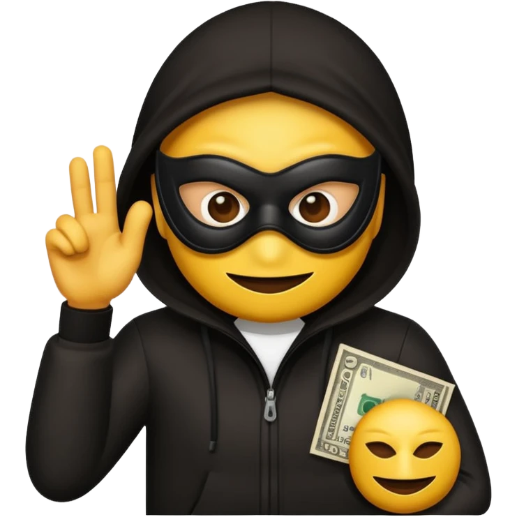 Emoji robbery emoji
