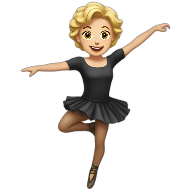 Dancing european birthday emoji