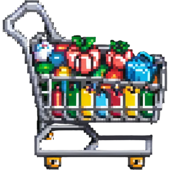 shopping cart emoji
