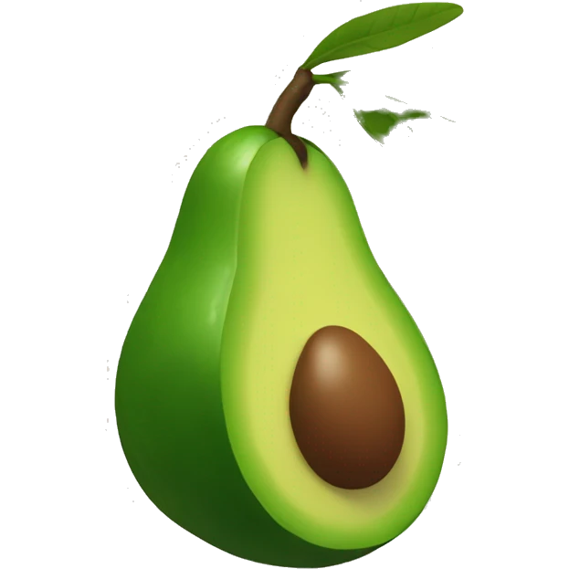 Aguacate dorado emoji