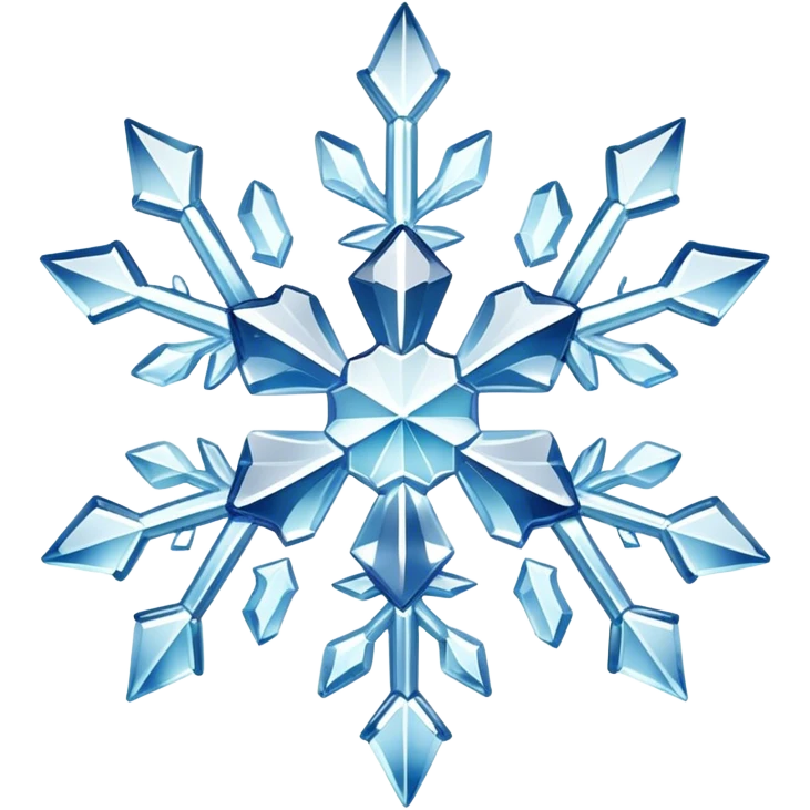 crystal snowflake emoji