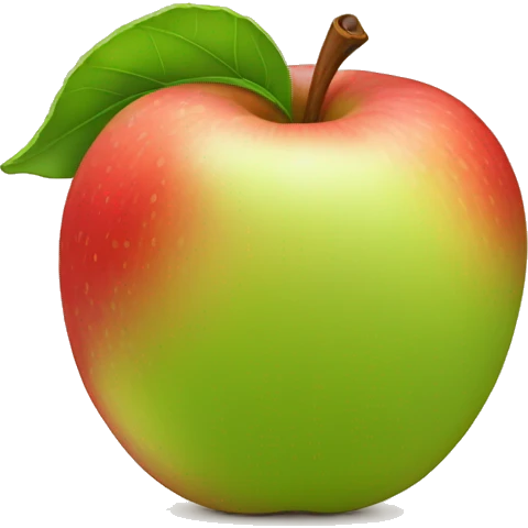 Apfel ohne gesicht emoji