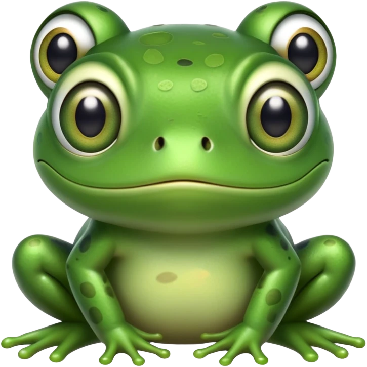 frog with confused face emoji