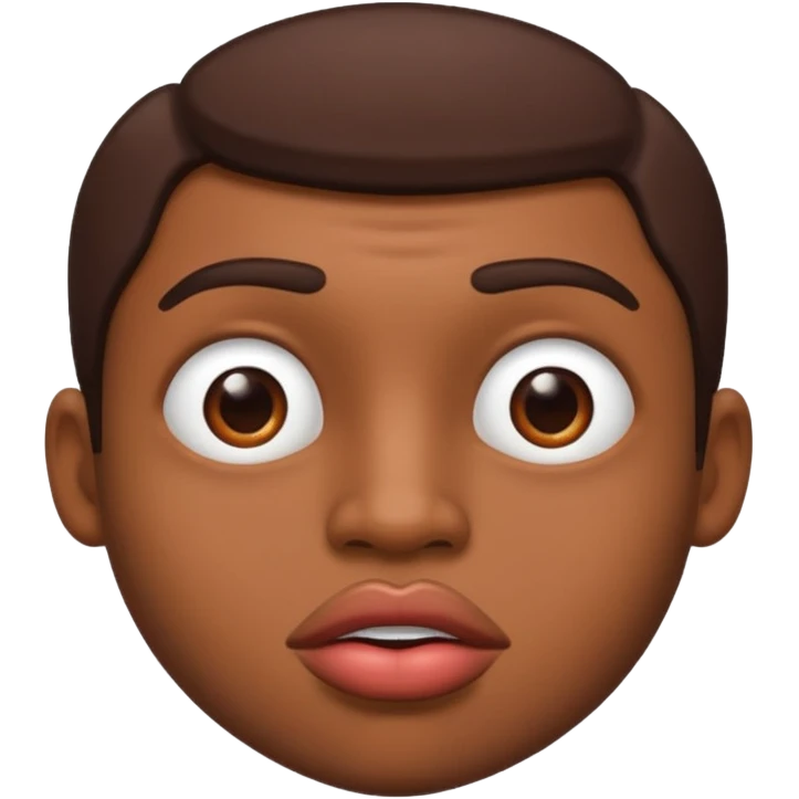 Guy with big lips emoji