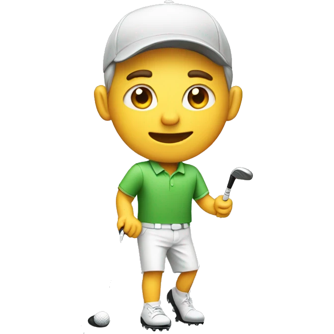 guy playing golf emoji