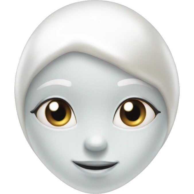 Pearl heart emoji
