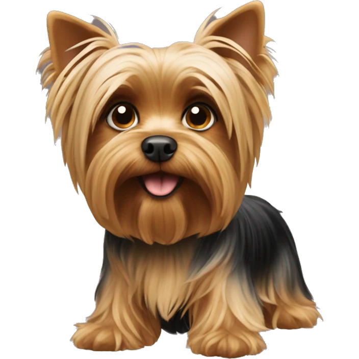 The Yorkshire Terrier dog emoji