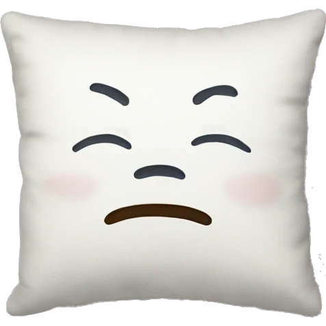 Sleepy pillow emoji