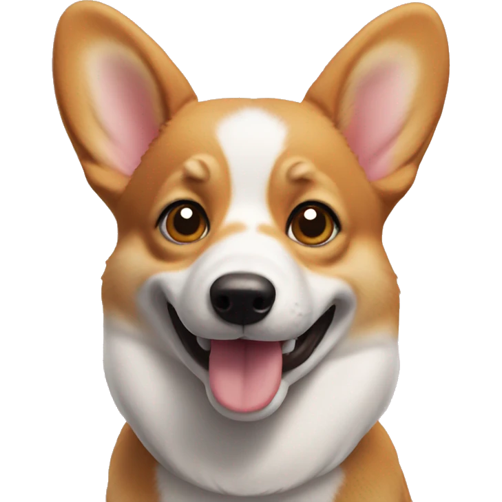 Cheeky corgi emoji