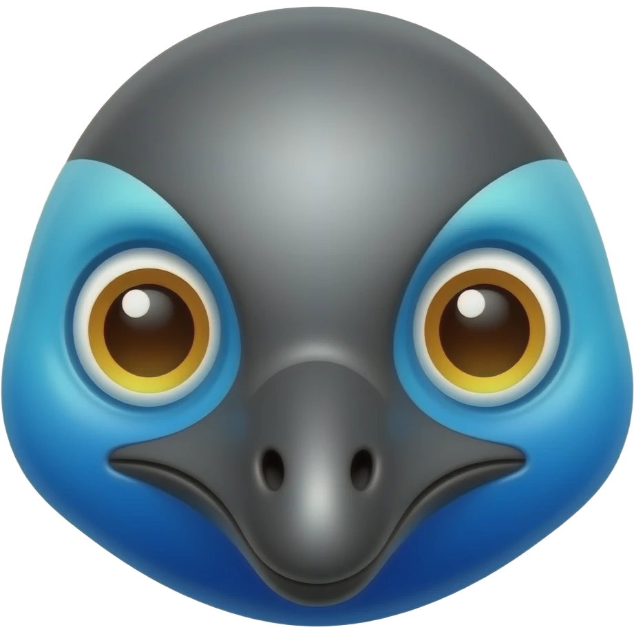 Cassowary emoji emoji