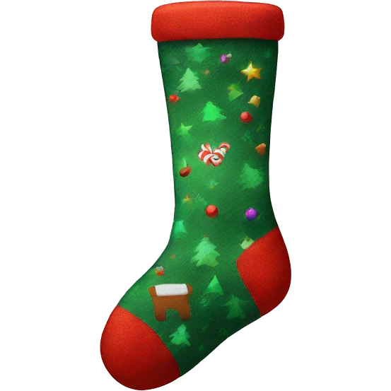 Christmas socks emoji