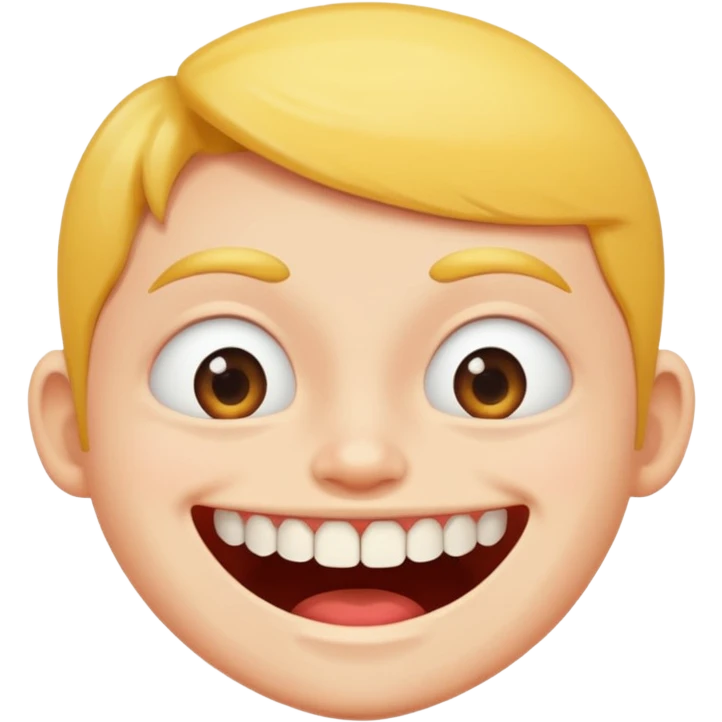 gap tooth stupid smile emoji