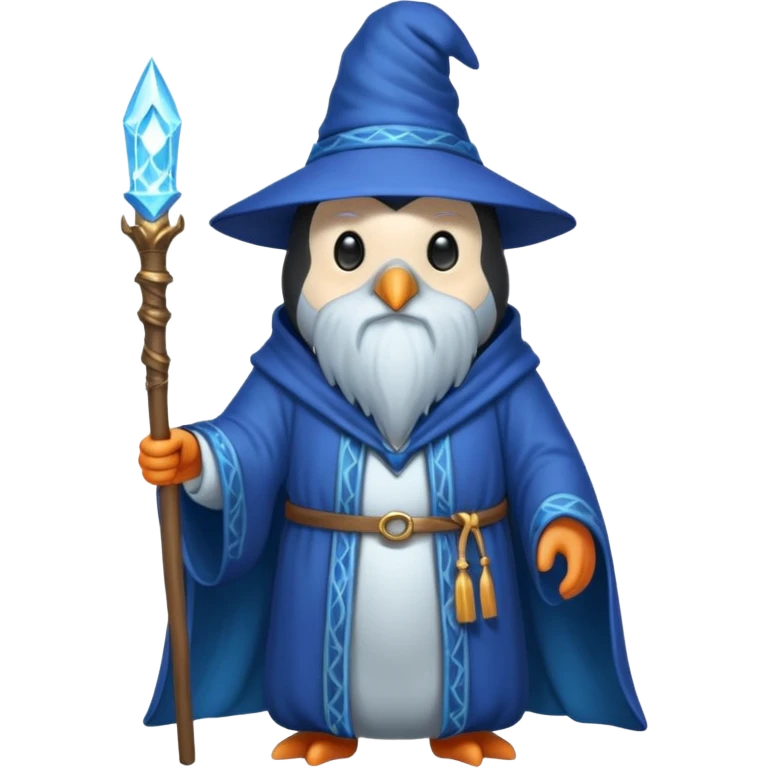 Penguin Wizard emoji