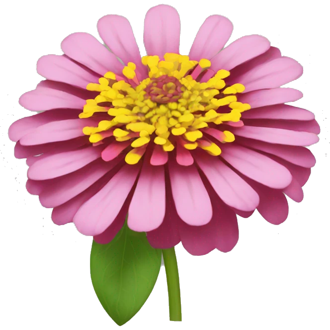 zinnia flower emoji