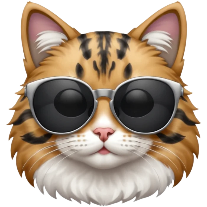 Cat wearing sunglasses emoji