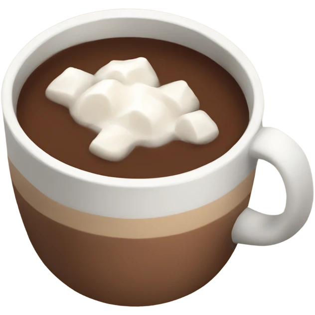Cozy hot chocolate emoji