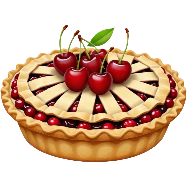 pussy pie with cherries emoji
