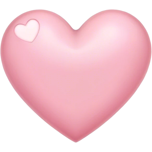 Light pink heart emoji