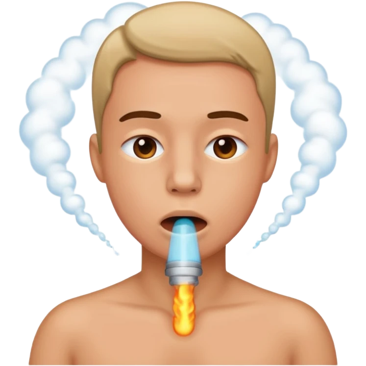 breathing person emoji