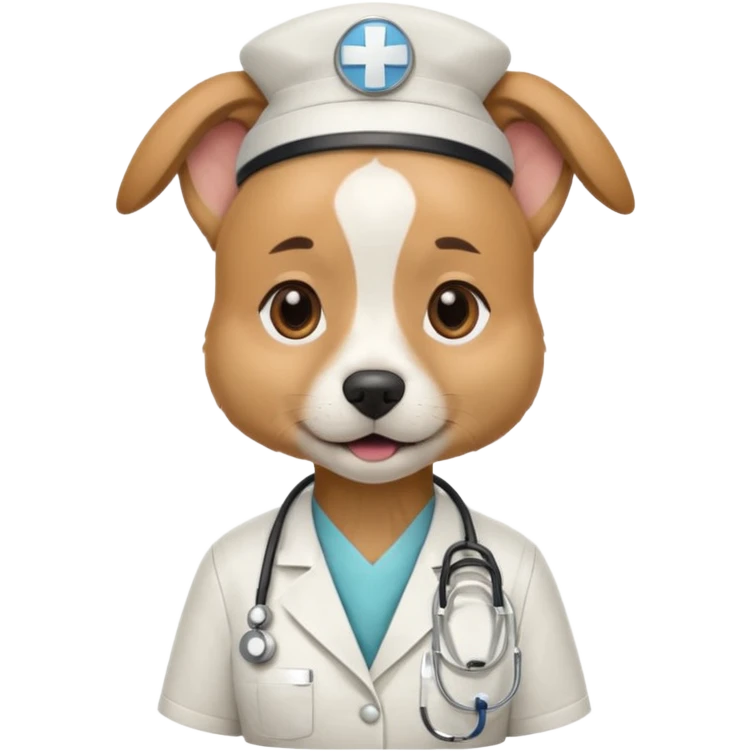 dog nurse emoji