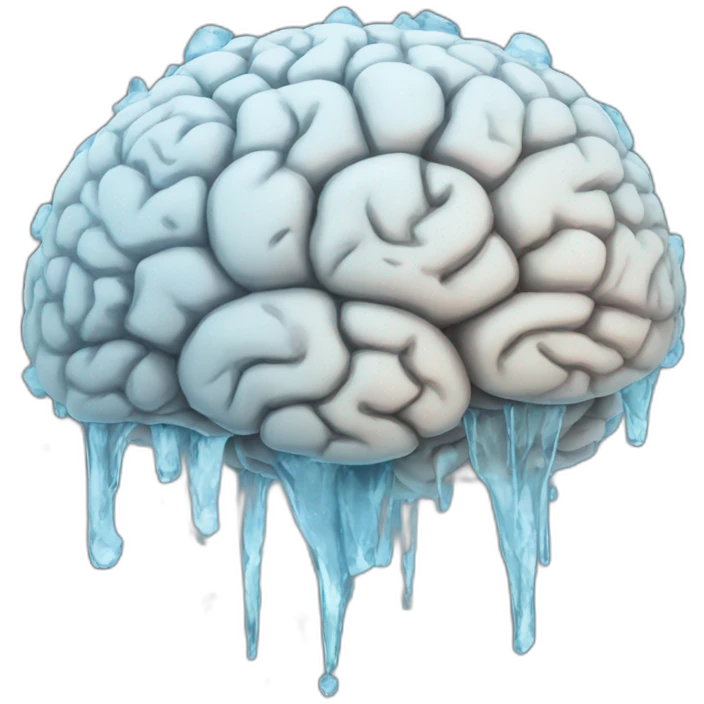 icy brain emoji