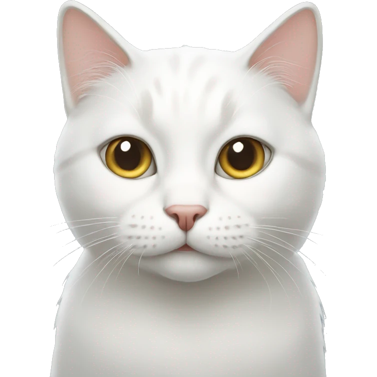 White cat emoji
