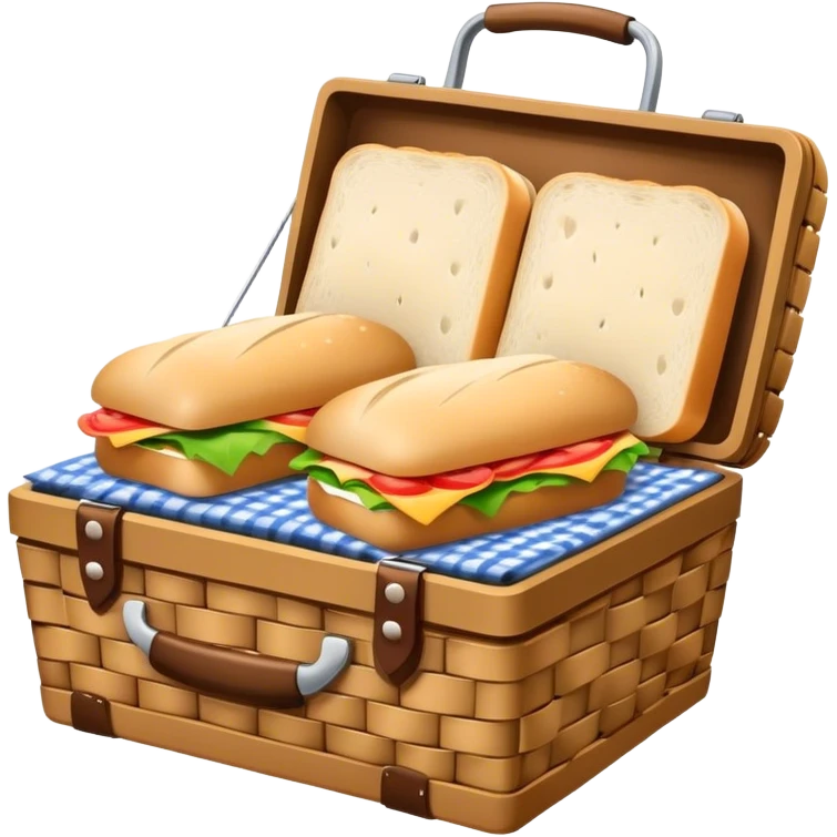 Cozy cottagecore Picnic basket emoji