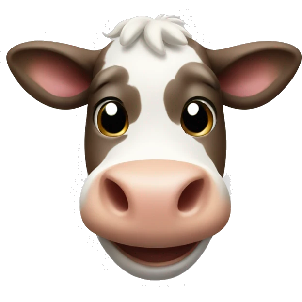 cow is smilin emoji
