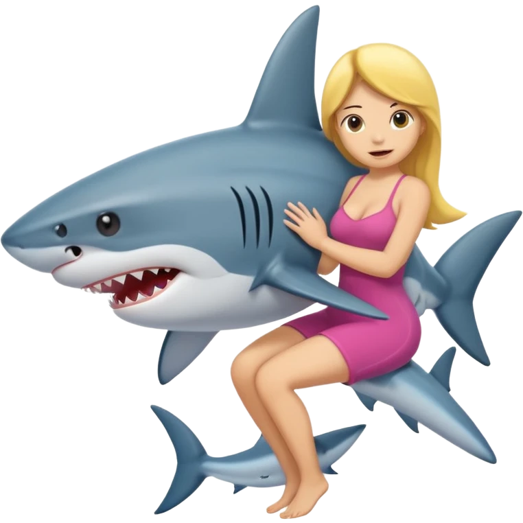 Shark have anal sex with girl emoji