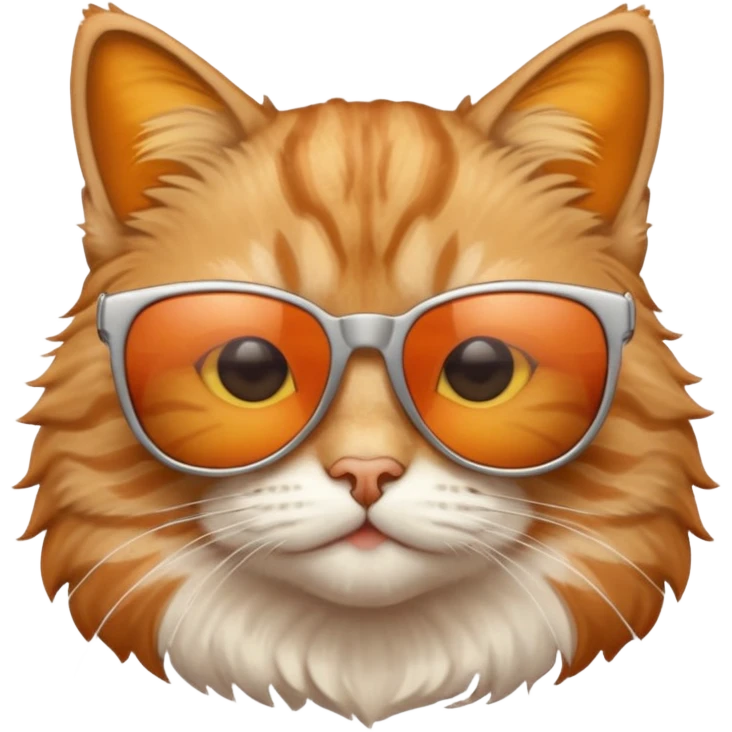 Cat wearing sunglasses emoji
