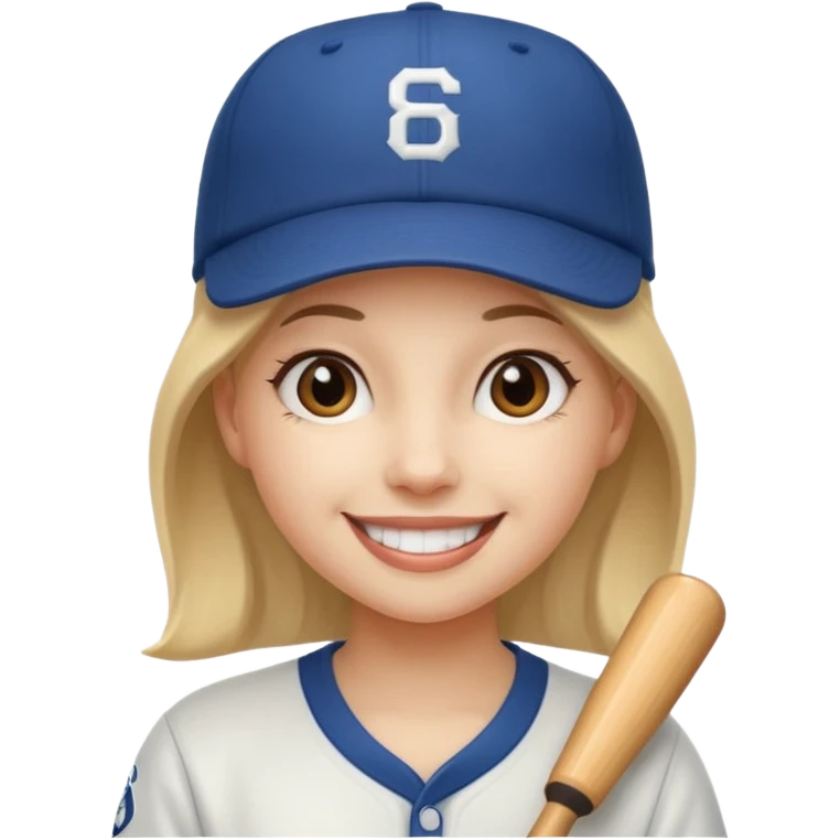 baseball hat girl emoji