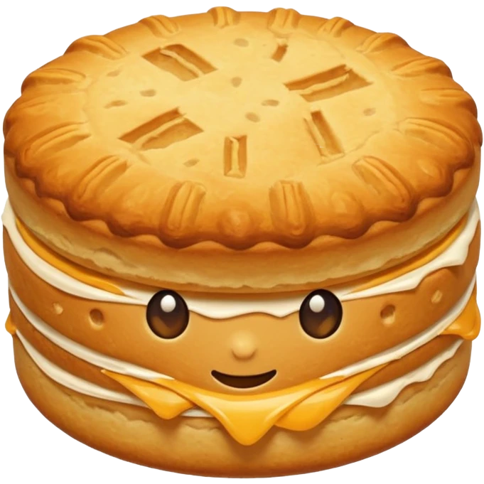 one biscuit emoji