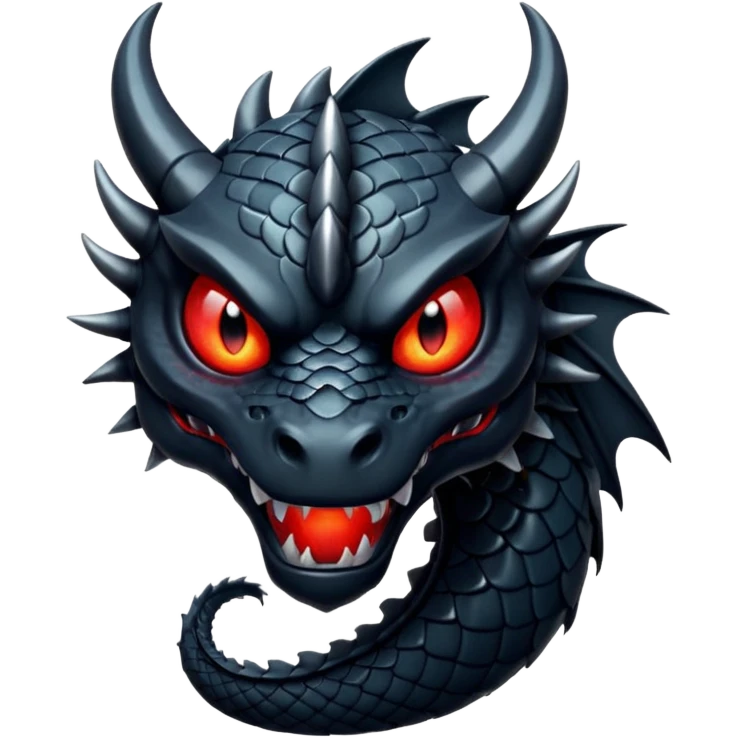 Generate same as black dragon in text or font that can copy or paste emoji