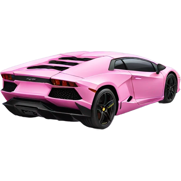 Pink Lamborghini  emoji