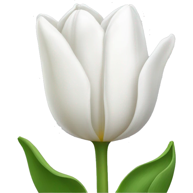 White tulip emoji