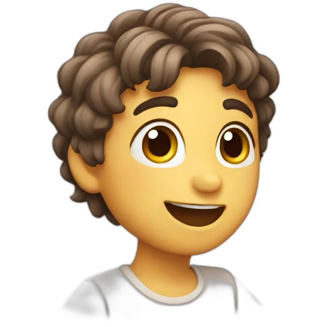 cute waving emoji
