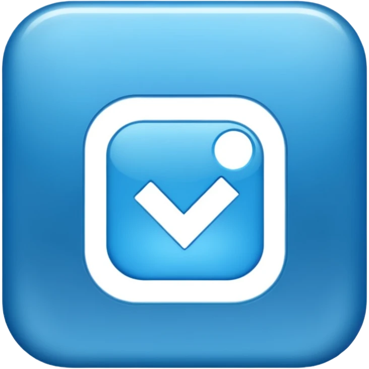 Instagram bluetick emoji