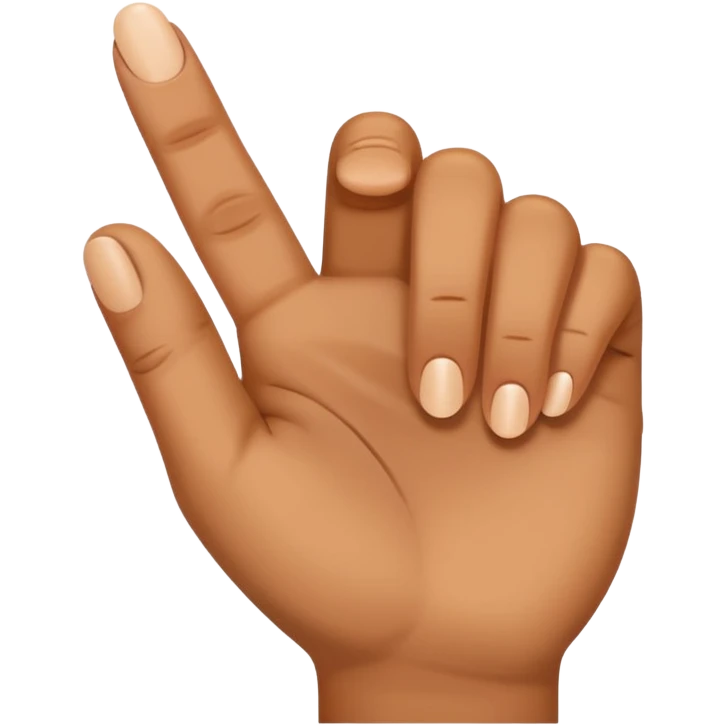 One finger emoji emoji
