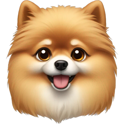 Crying pomeranian emoji