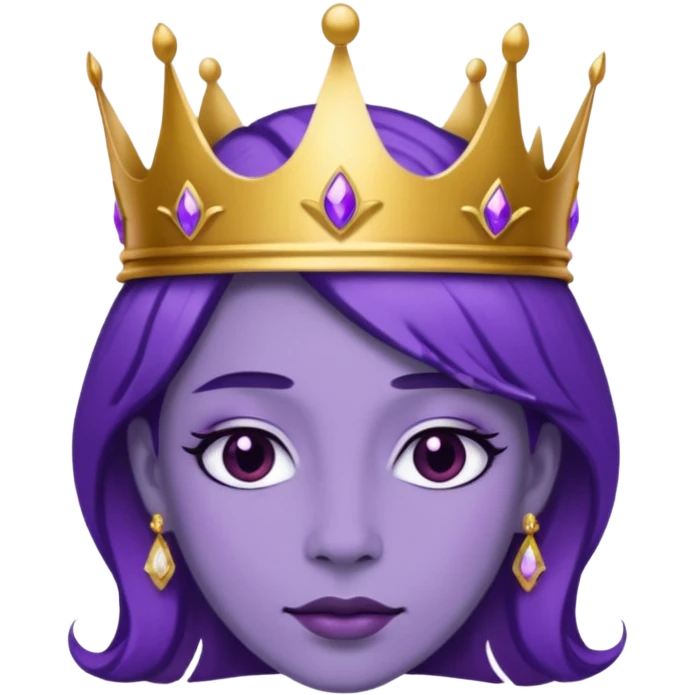 Purple royalty emoji