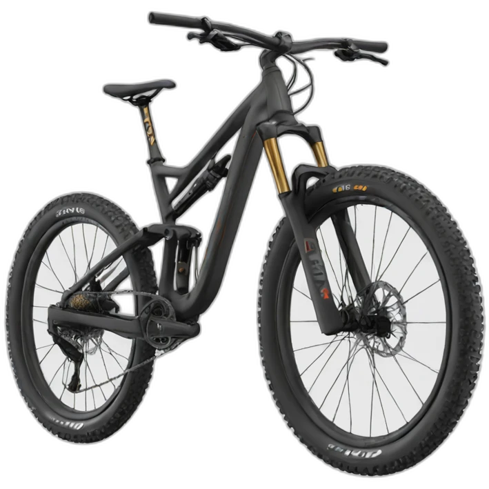Mountain bike full suspension emoji