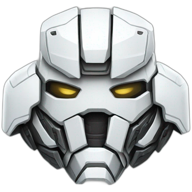 futuristic white Phantom squad Infiltration armored breastplate arms emoji