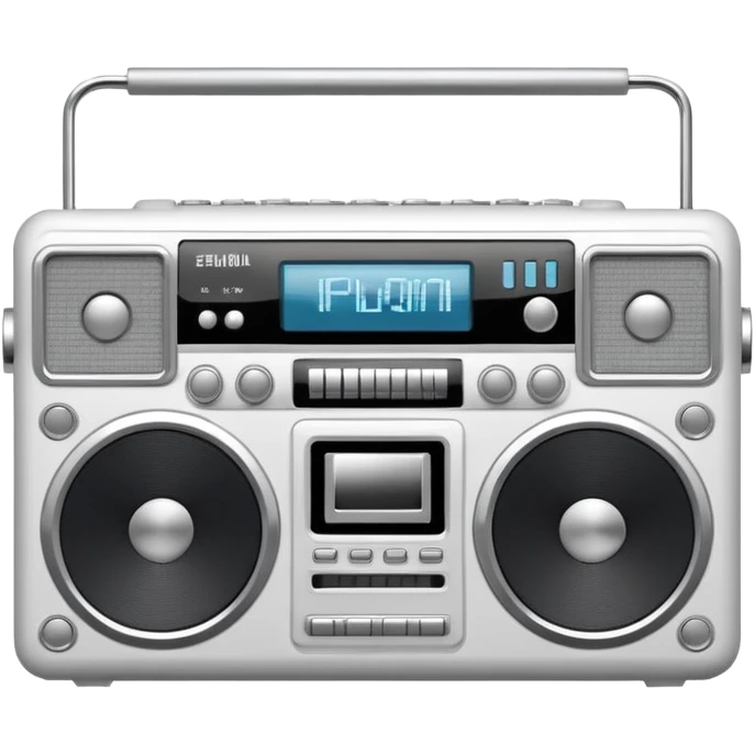 Белый Бумбокс emoji