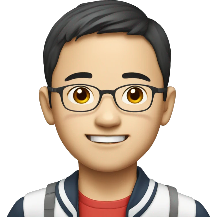 Chinese student in primary school named Philip emoji