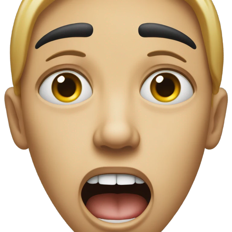Exaggerated crying  emoji