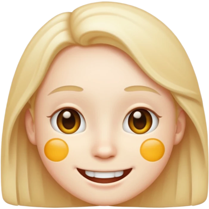 emoji with white dots on face emoji